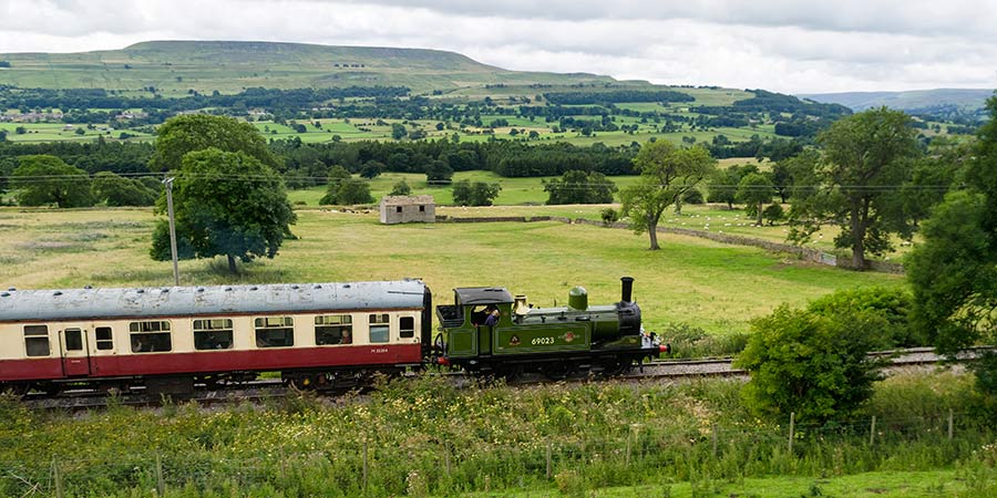 Travelling on heritage railways into gorgeous scenery