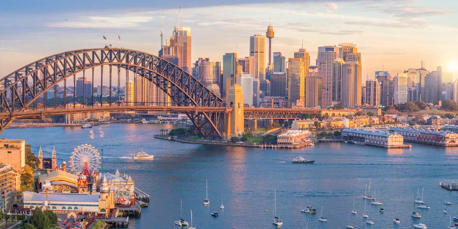 Cruising Sydney Harbour